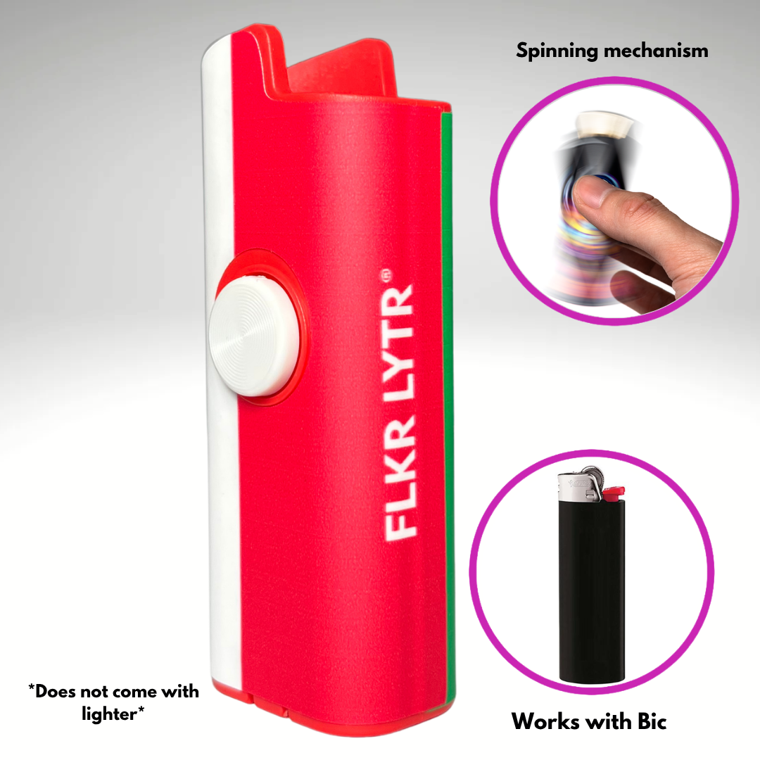 Fidget Spinner Lighter Case "Italian Flag"