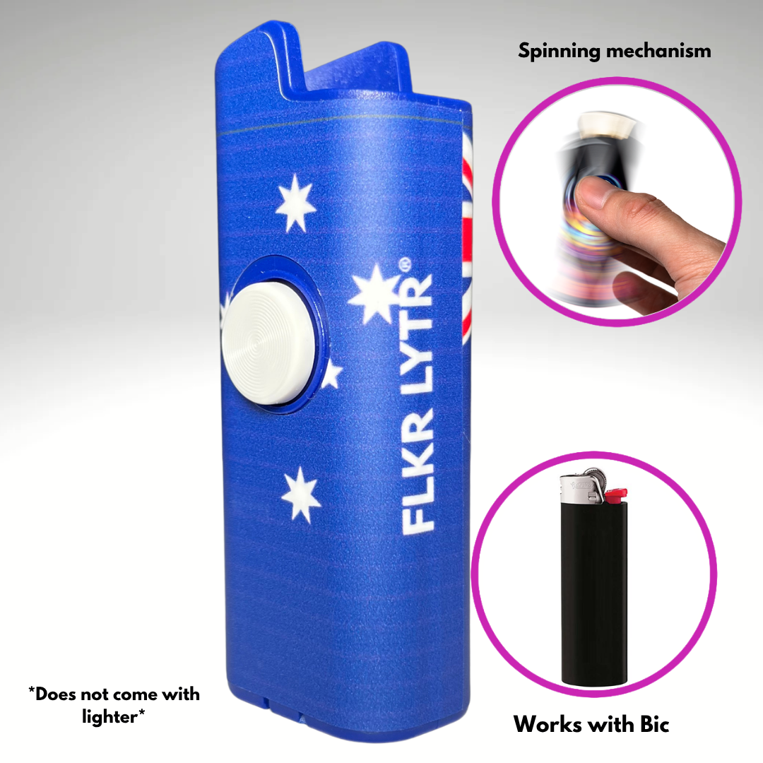 Fidget Spinner Lighter Case (Australian Flag)