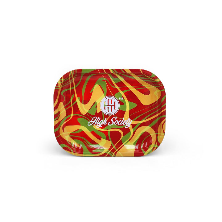 High Society Small Rolling Tray Rasta