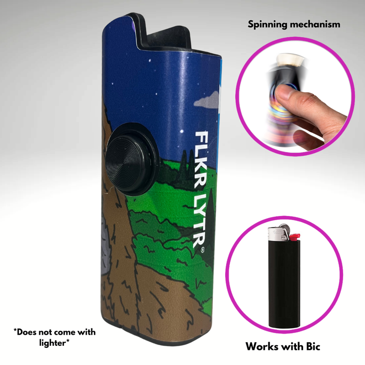 Fidget Spinner Lighter Case (Sassy FLKR)