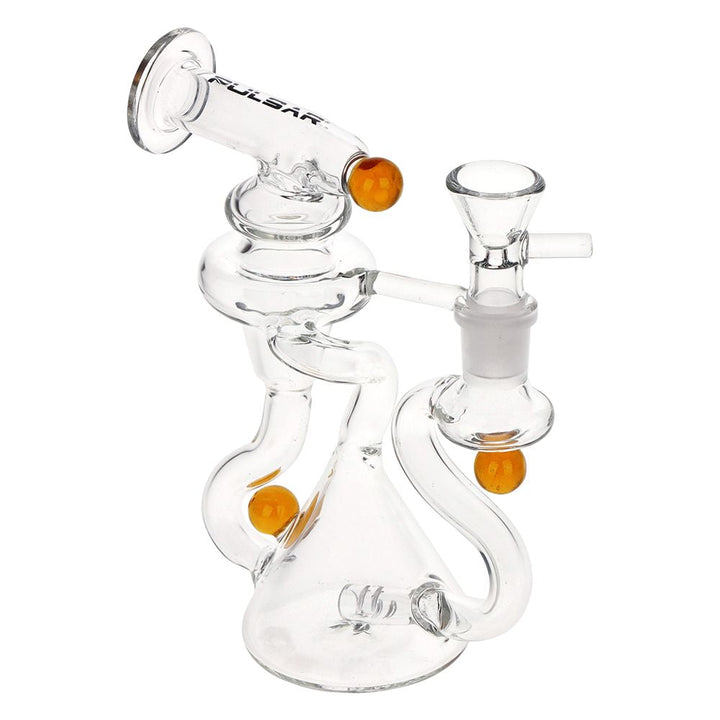 Pulsar Marble Scope Recycler Glass Water Pipe