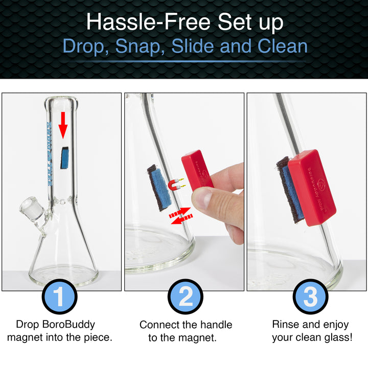 BoroBuddy Mini Magnetic Cleaner instruction