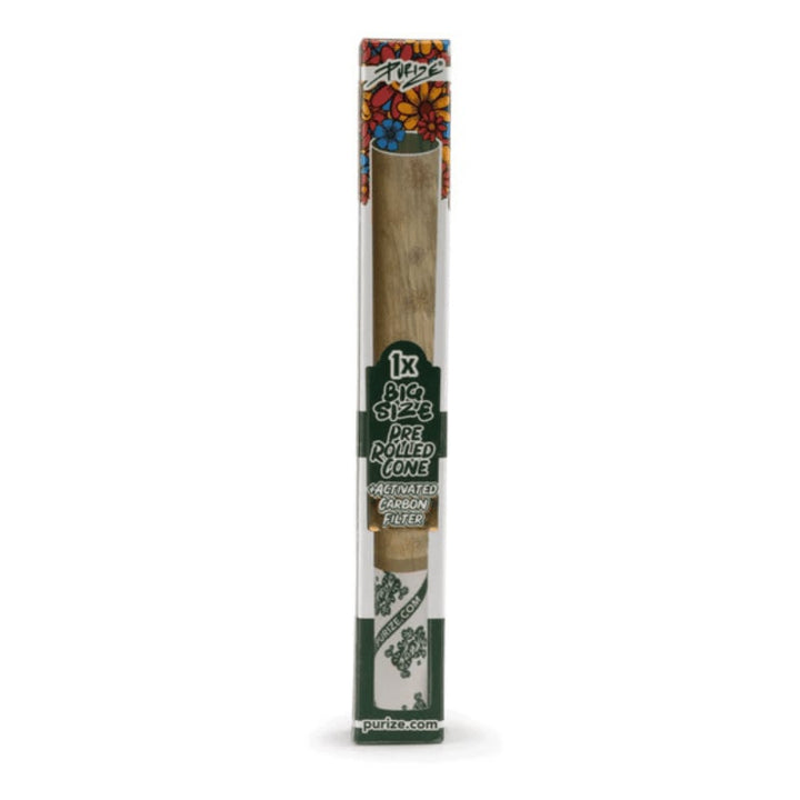 Purize Activated Charcoal Pre-Rolled Cones - BIG SIZE (1 Cone)