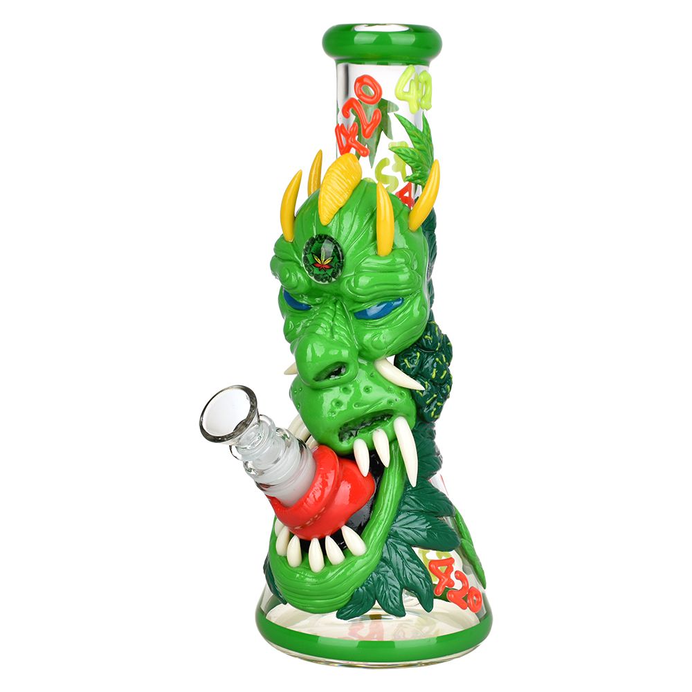 420 dragon glow 10" beaker bong