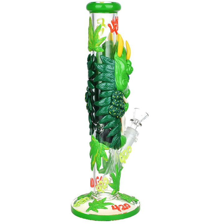 420 dragon glow 11.75 straight tube bong