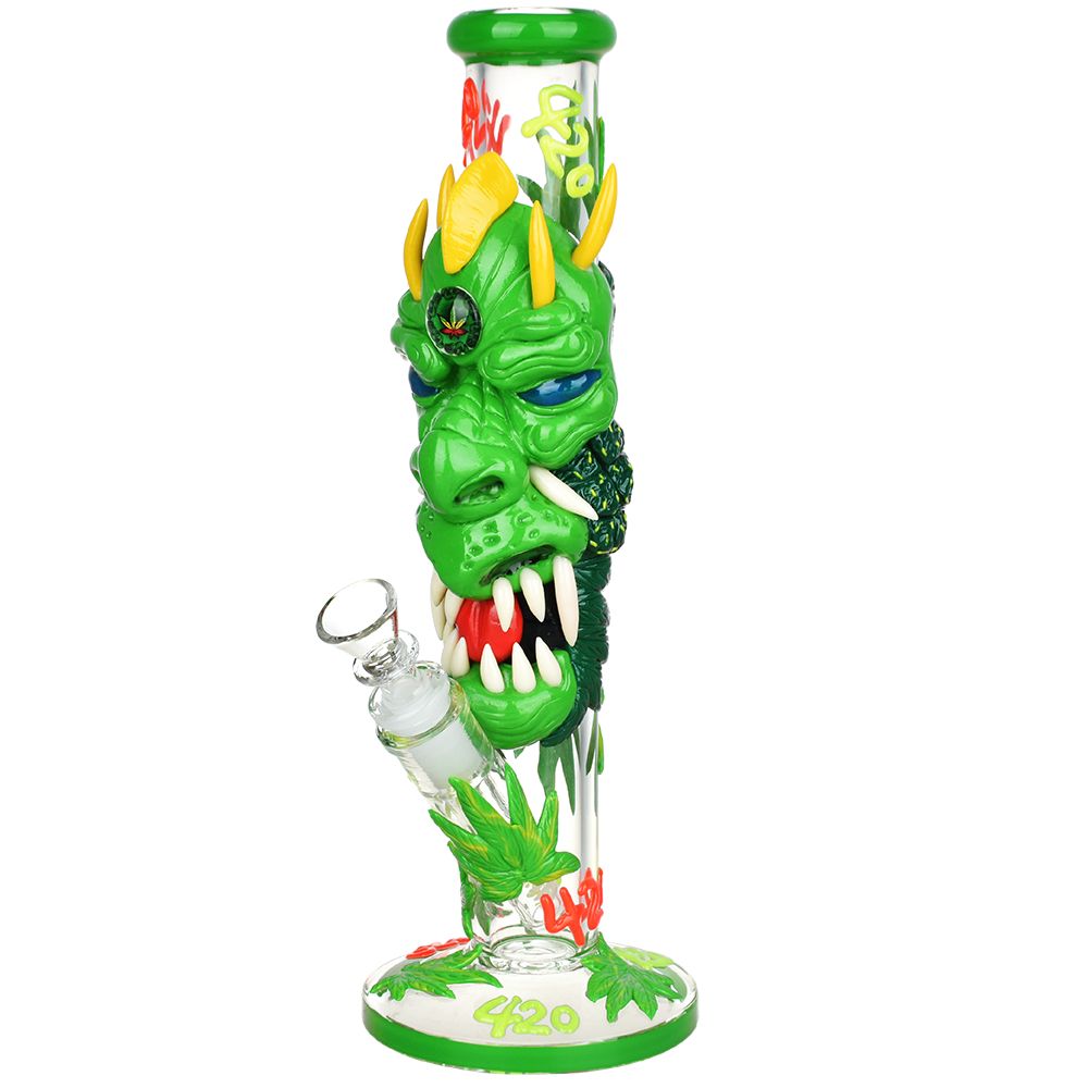 420 dragon glow 11.75 straight tube bong