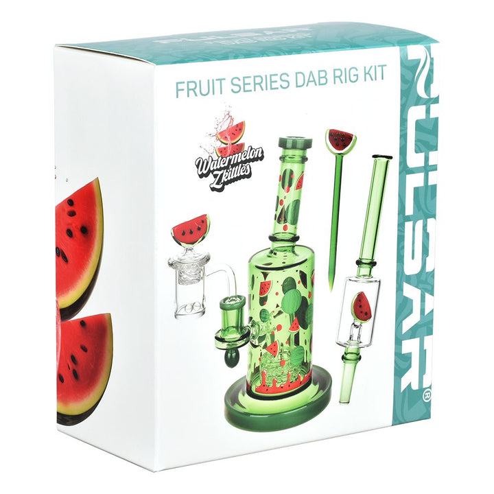 Pulsar Watermelon Zkittles Glow In The Dark Dab Rig Kit