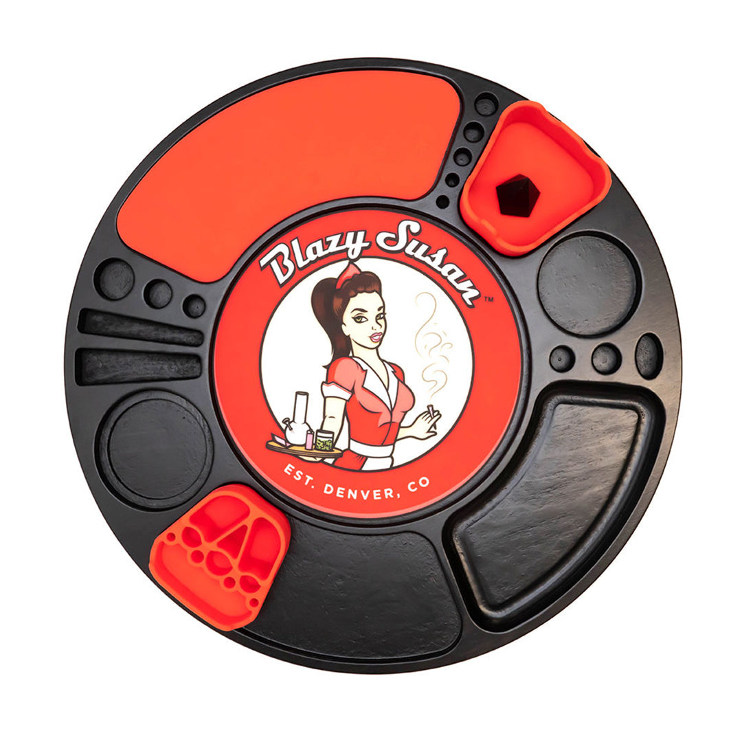 Blazy Susan Spinning Rolling Trays (Various Colors)