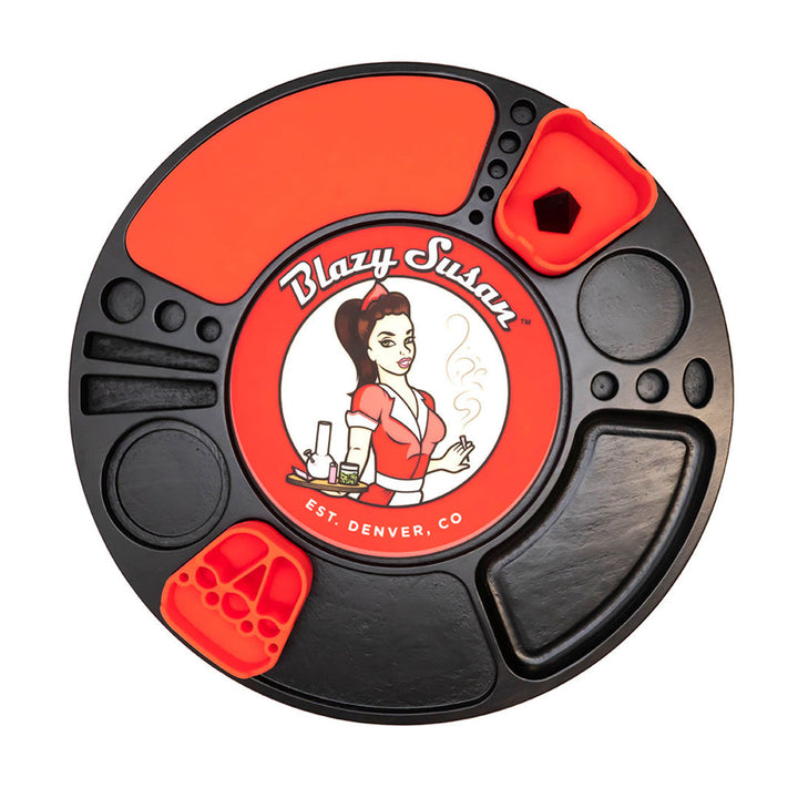 Blazy Susan Spinning Rolling Trays (Various Colors)