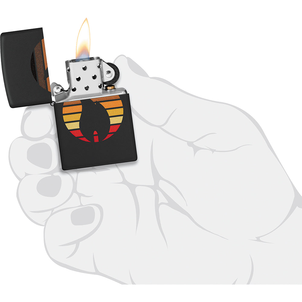 Flame Zippo Lighter