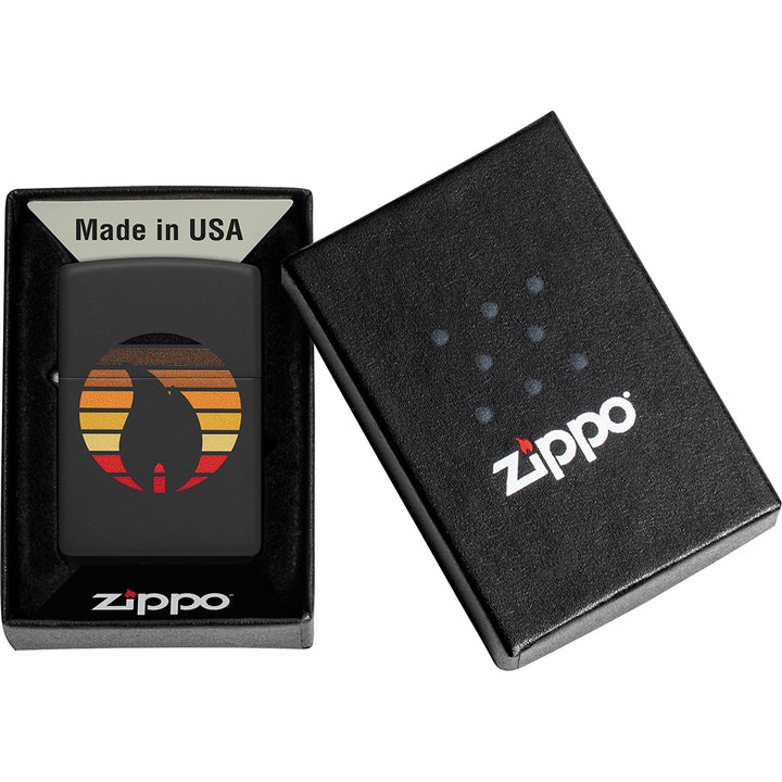 Flame Zippo Lighter