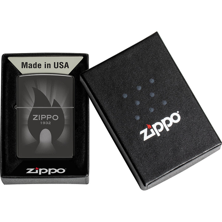 Flame Silhouette Zippo Lighter