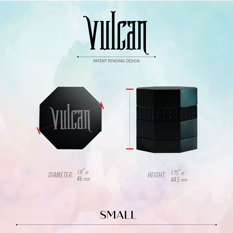 Vulcan 4-Piece Grinder 1.8" (Black)