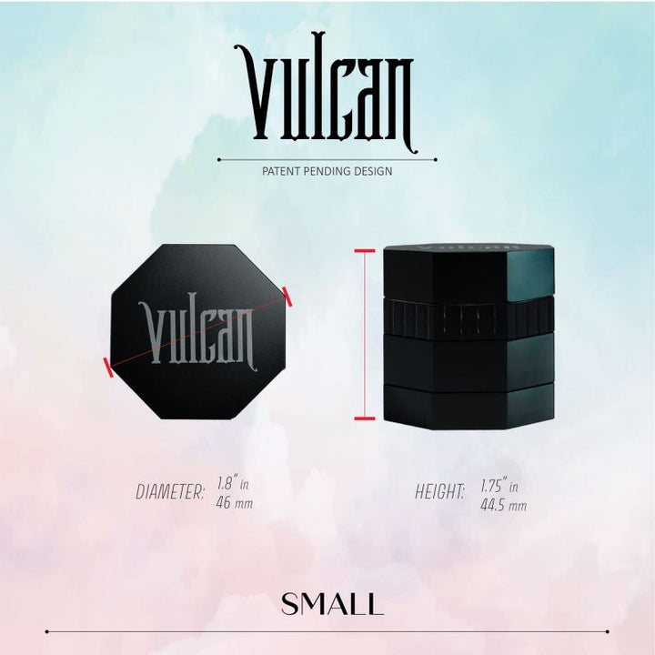 Vulcan 4-Piece Grinder 1.8" (Black)