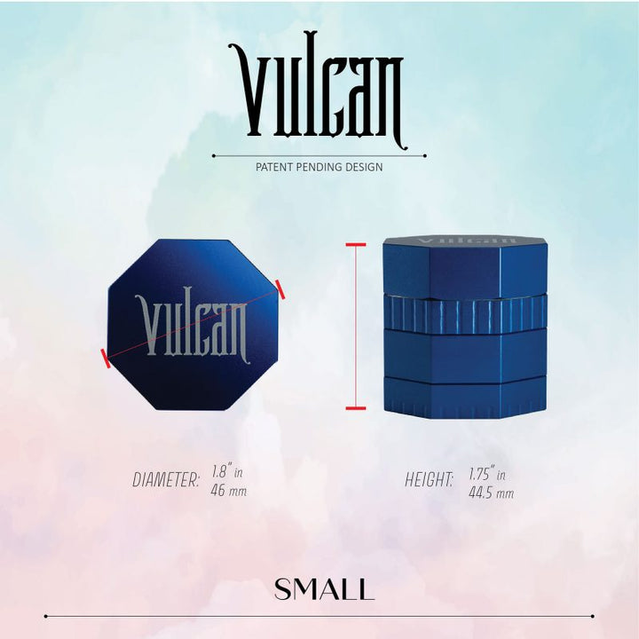 Vulcan 4-Piece Grinder 1.8" (Blue)