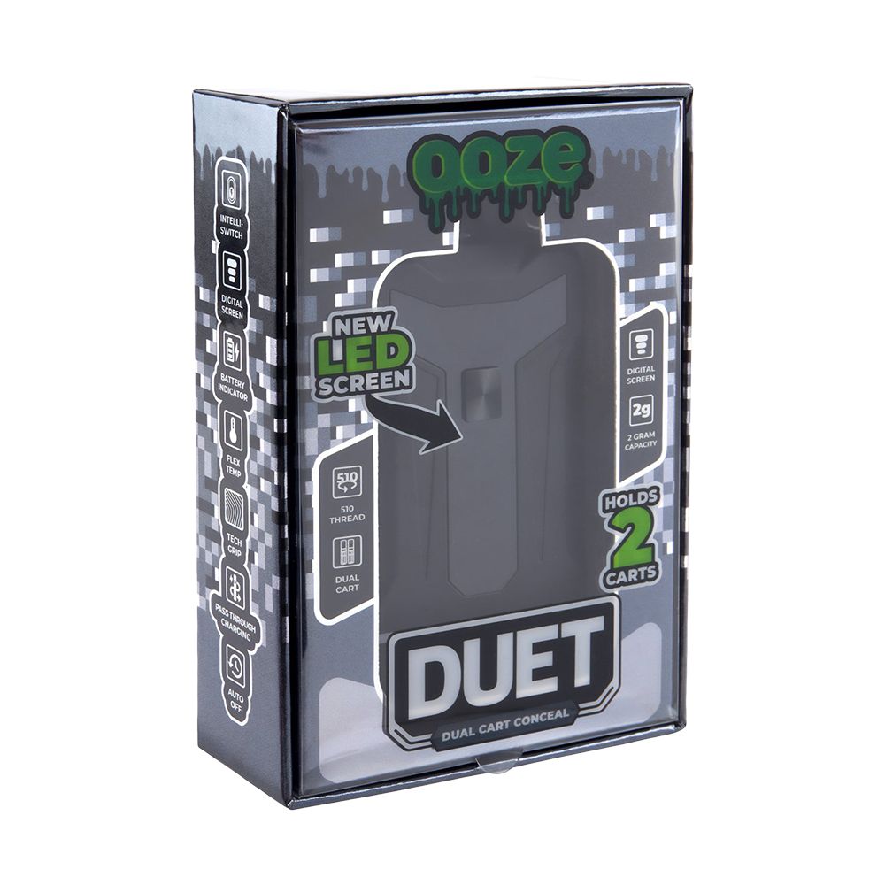 Ooze Duet Dual Cart Variable Voltage 510 Vape Battery