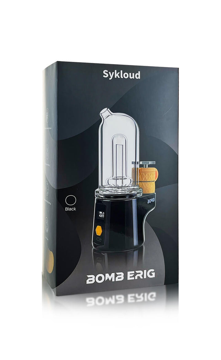 BOMB ERIG Sykloud - Portable Electric Dab Rig - Black