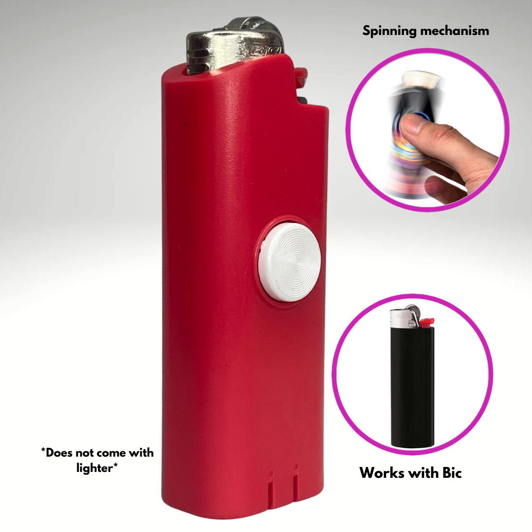 Rojo (Red) Fidget Spinner Lighter Case