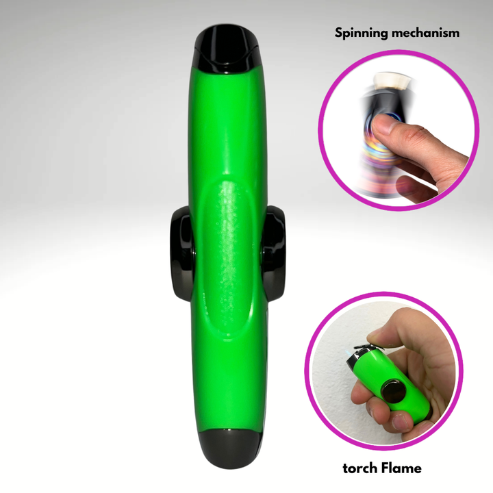 Green Fidget Torch Lighter