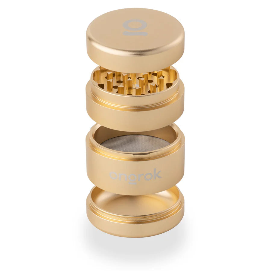 Ongrok 4-Piece EZ Grinder 2.5" (Gold)
