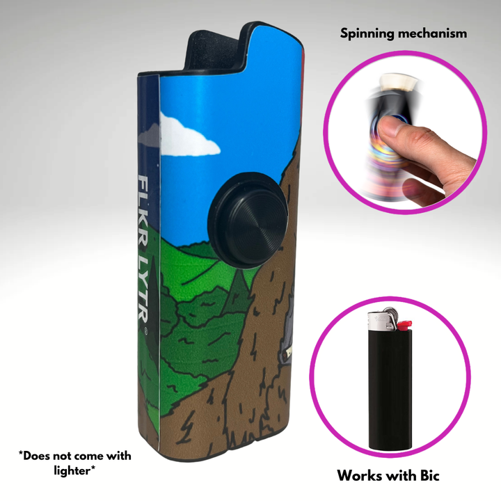 Fidget Spinner Lighter Case (Sassy FLKR)