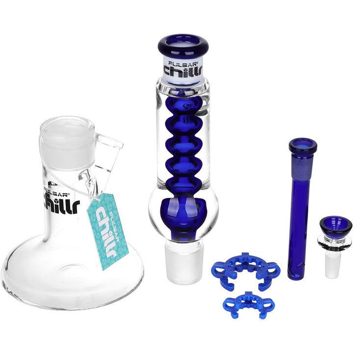 Pulsar Chillr Glycerin Straight Tube Glass Water Pipe