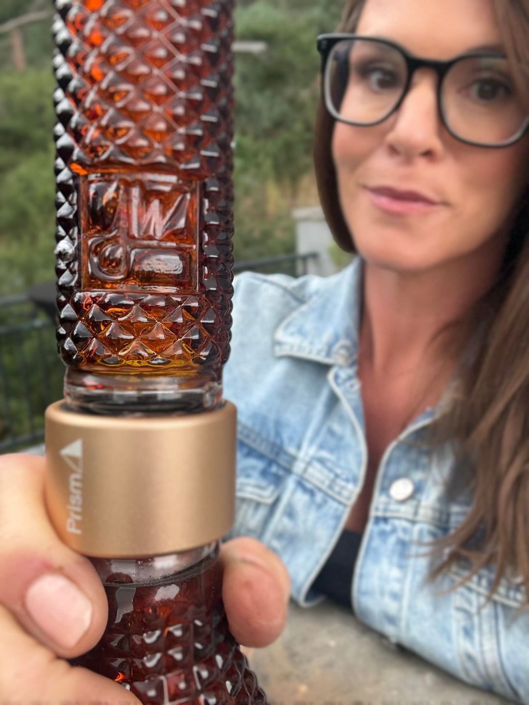 Jane West x Prism Bong (Amber)