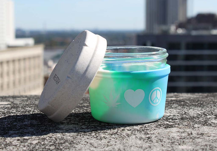 RE:STASH We'd Love Peace Ocean Tie-Dye 4oz jar