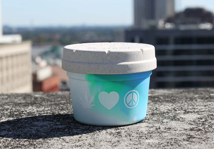 RE:STASH We'd Love Peace Ocean Tie-Dye 4oz jar