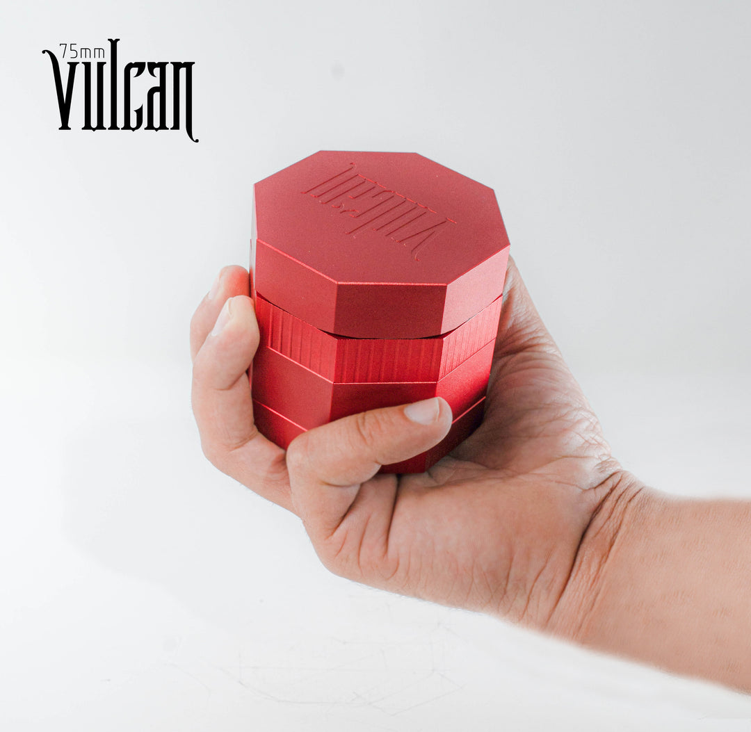 Vulcan 4-Piece Grinder 3" (Red)
