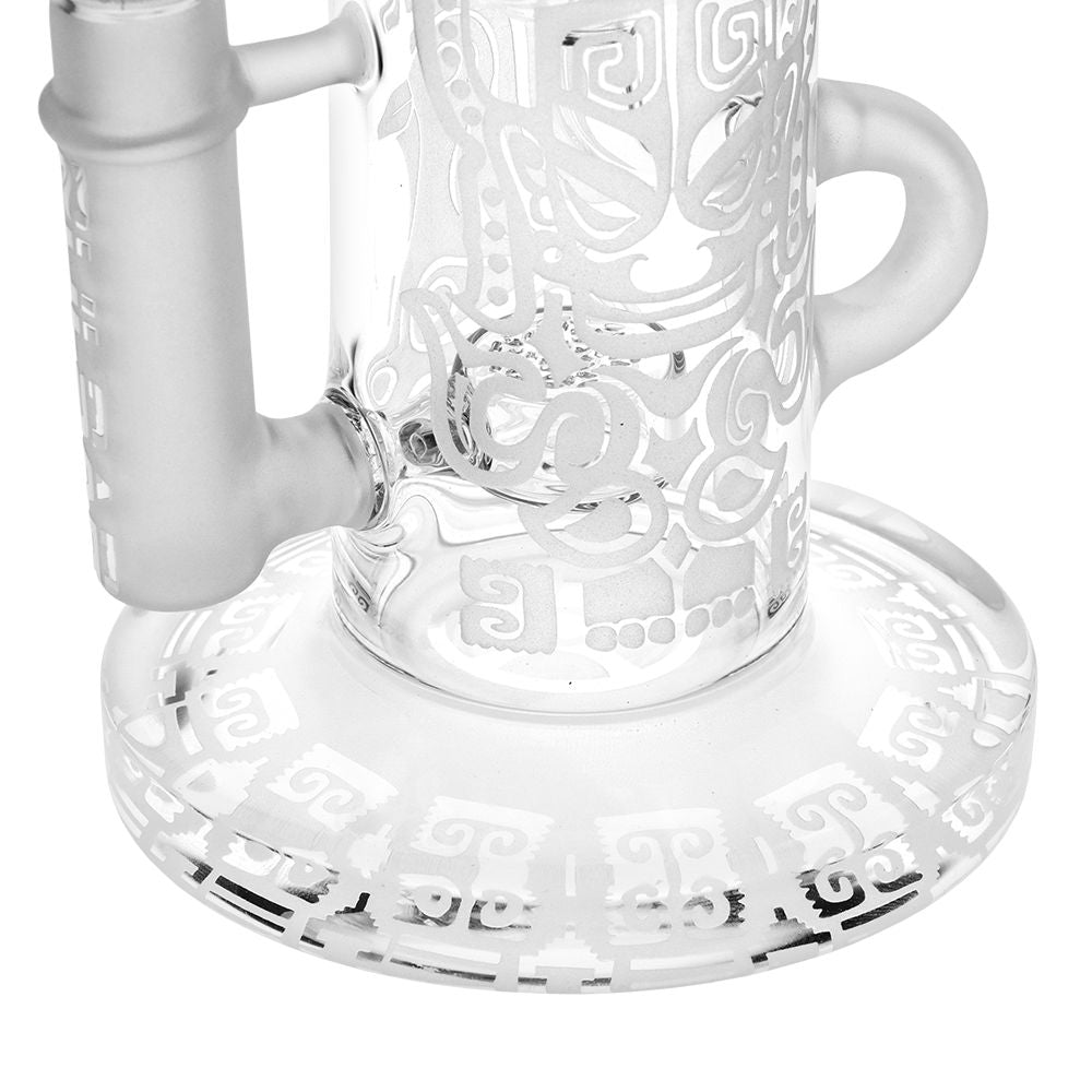 Pulsar Ancient Designs Sandblasted Klein Recycler Glass Water Pipe