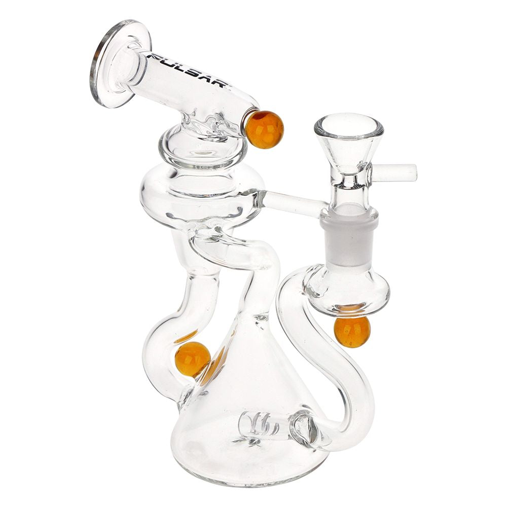 Pulsar Marble Scope Recycler Glass Water Pipe