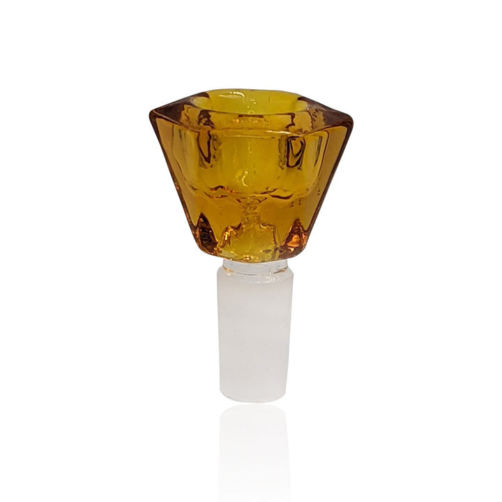Hexagon Glass Flower Bowl