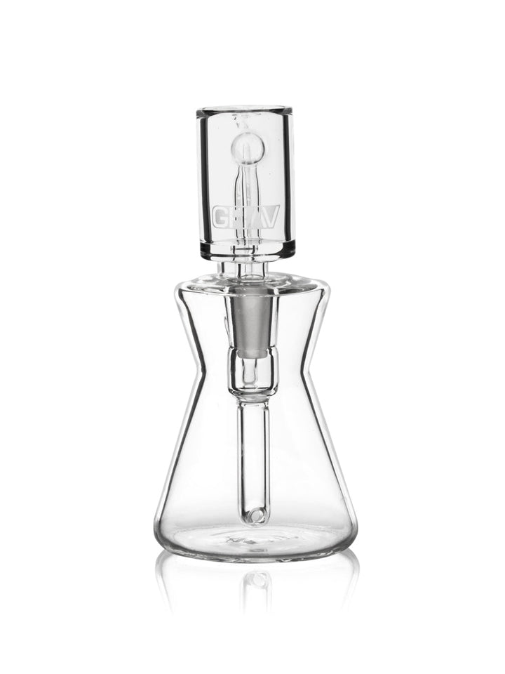 GRAV® Hourglass Pocket Bubbler Rig (Clear)