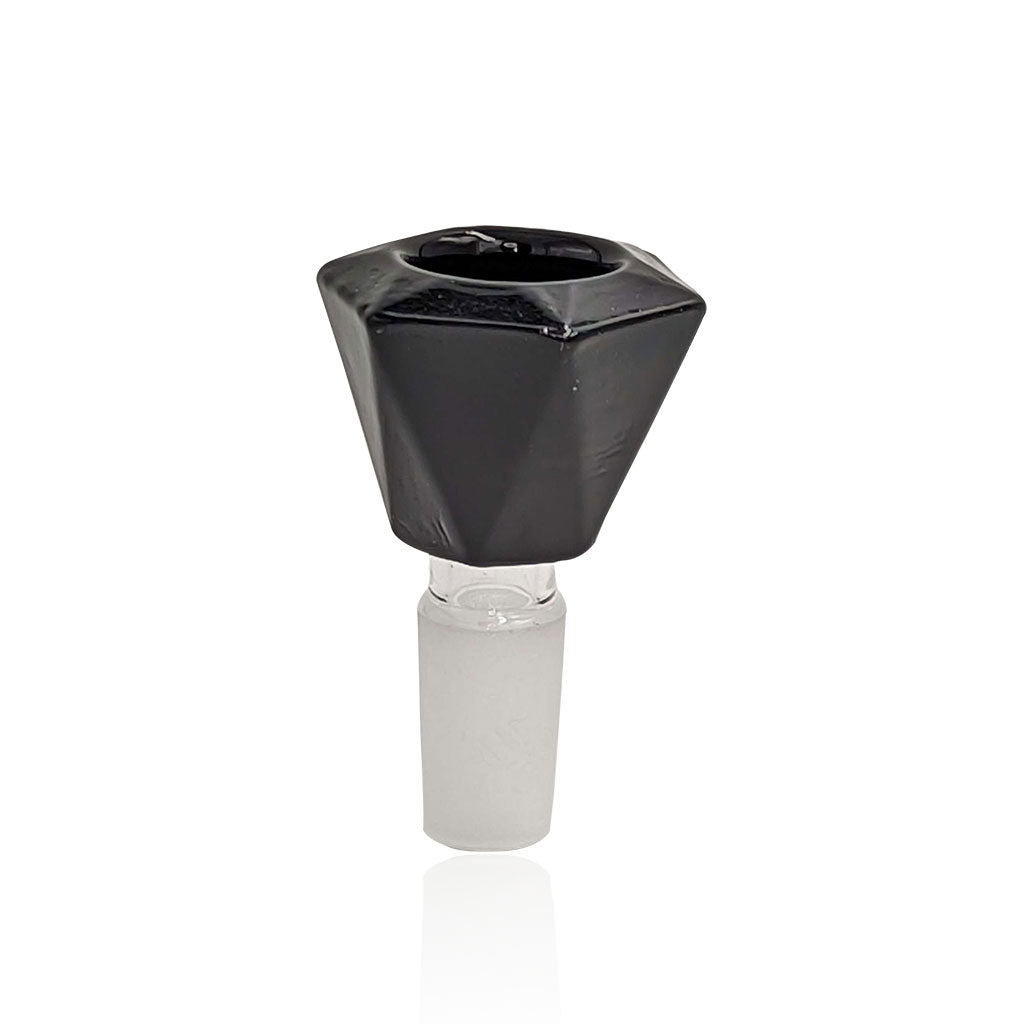 Hexagon Glass Flower Bowl