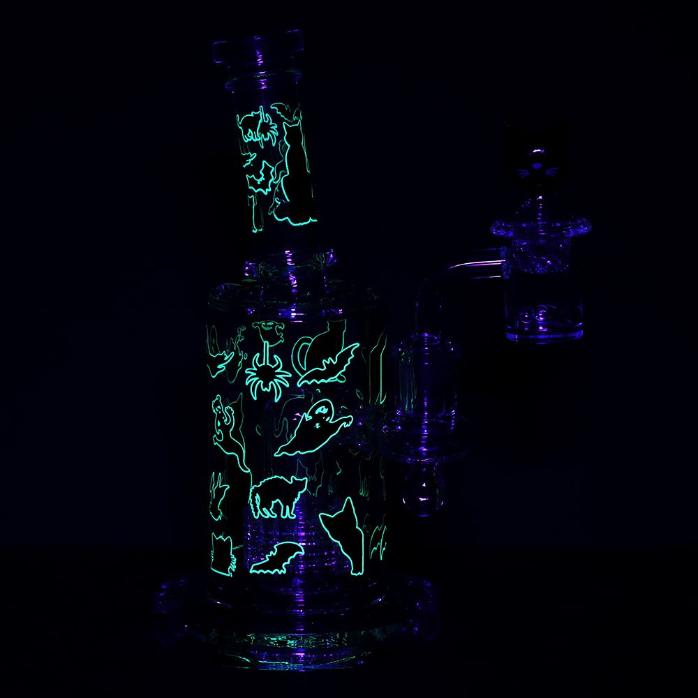 Pulsar Superstitious Kitty Glass Dab Rig Set