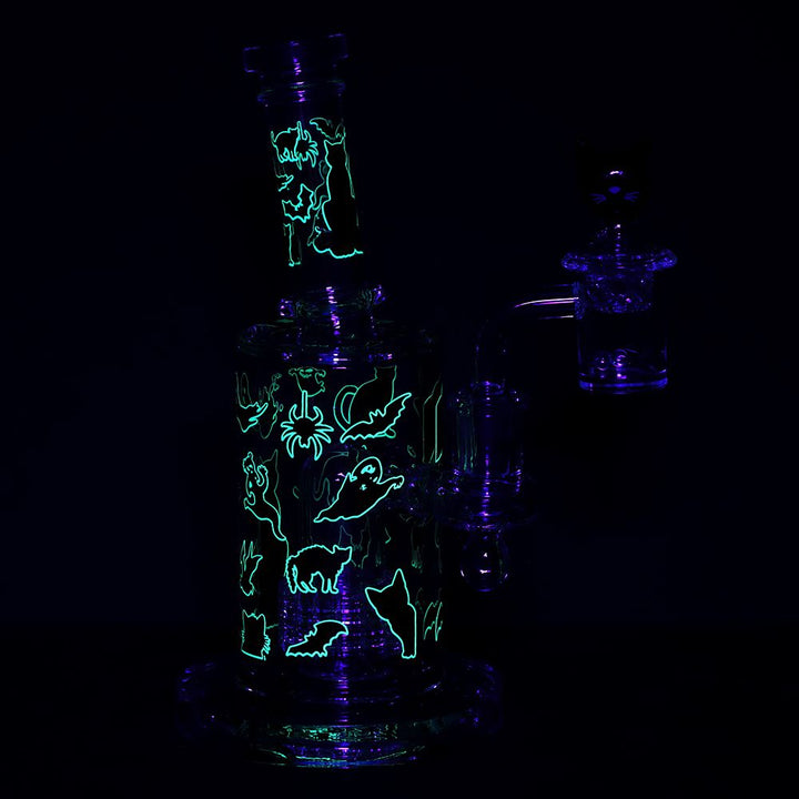Pulsar Superstitious Kitty Glass Dab Rig Set