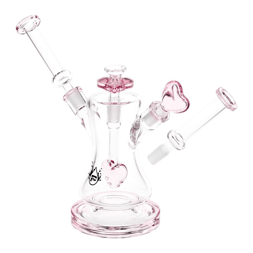 Date Night: Dual Neck Glass Water Pipe