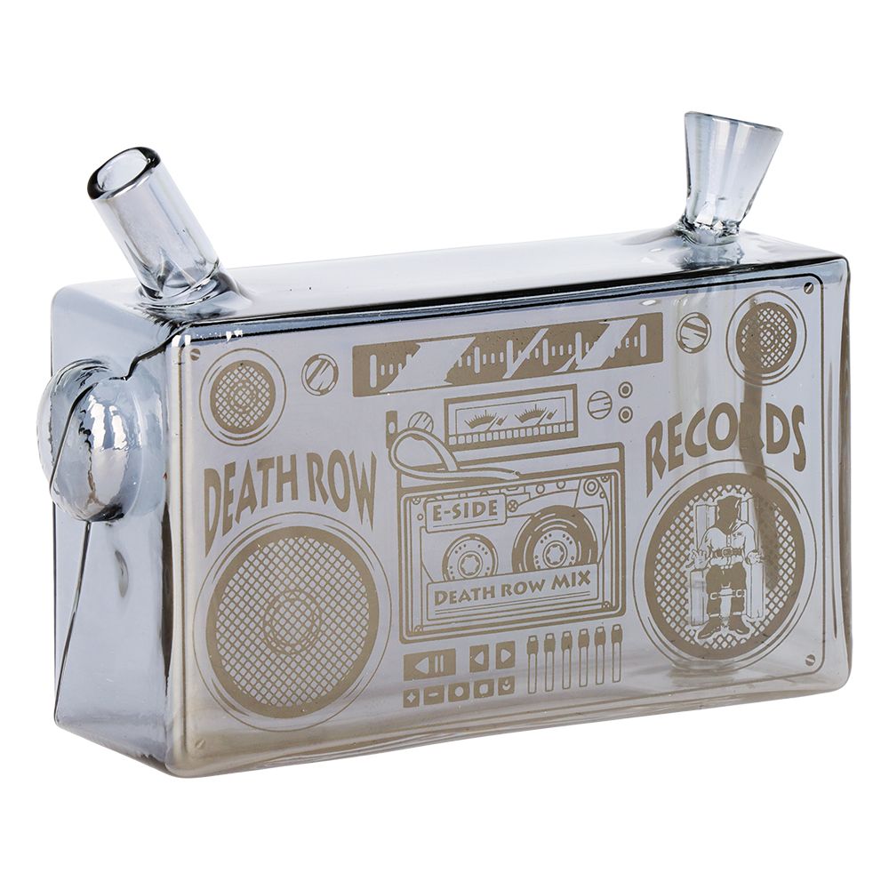 Death Row Records Boom Box Glass Blunt Bubbler