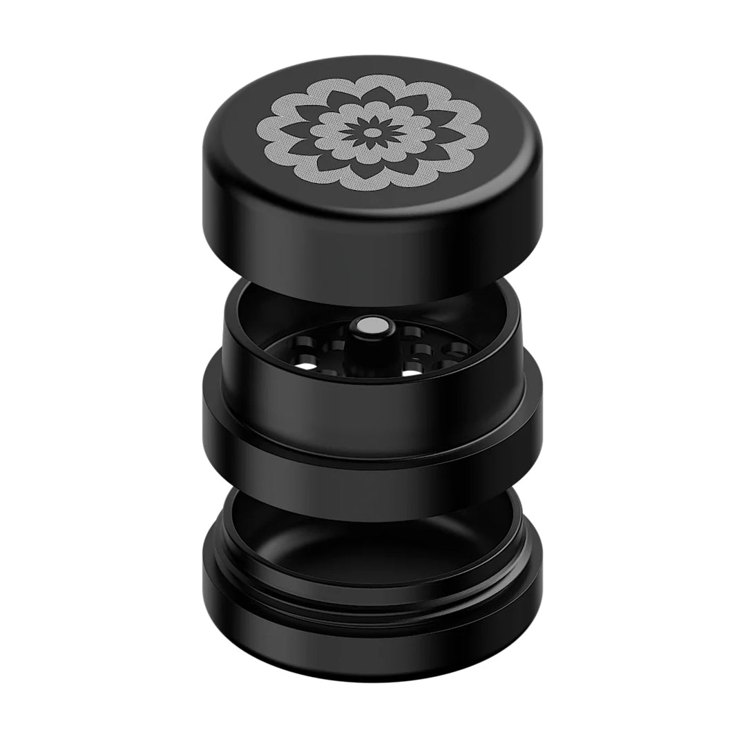 Flower Mill 2" Next Gen Standard Herb Grinder (Black)