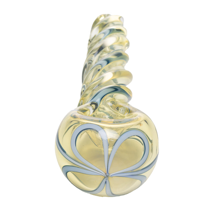 Human Grade Twist Spoon Hand Pipe (Blue)