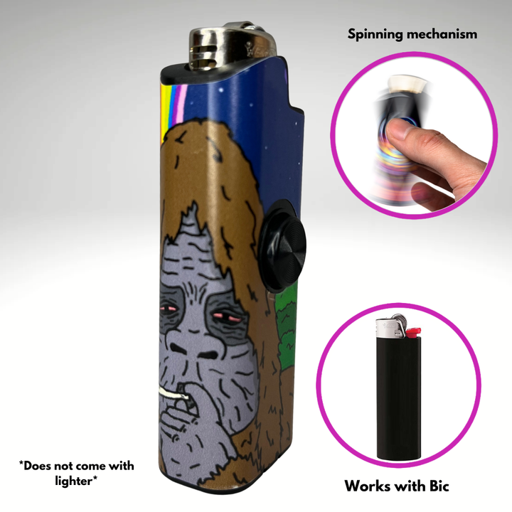 Fidget Spinner Lighter Case (Sassy FLKR)