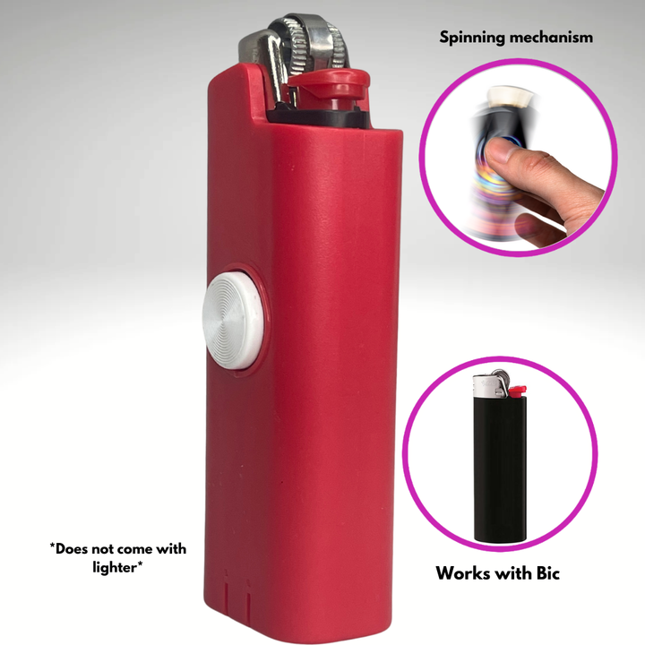 Rojo (Red) Fidget Spinner Lighter Case