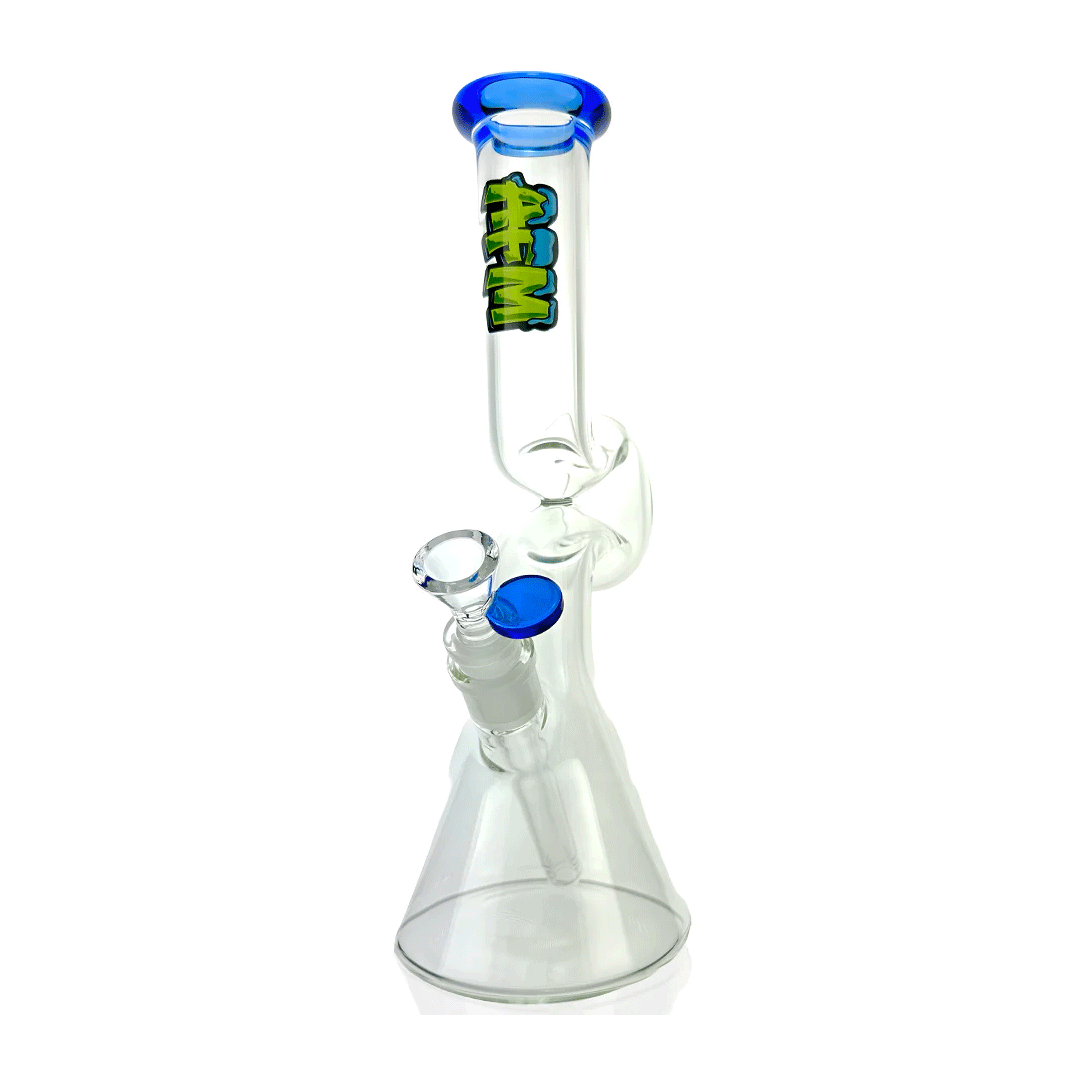AFM Glass 12" Beaker Wave Water Pipe