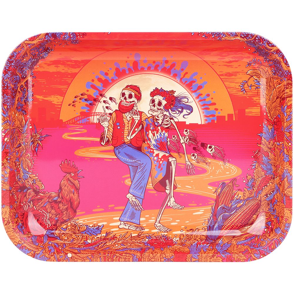 Grateful Dead x Pulsar Large Metal Rolling Tray - Sunset Dance