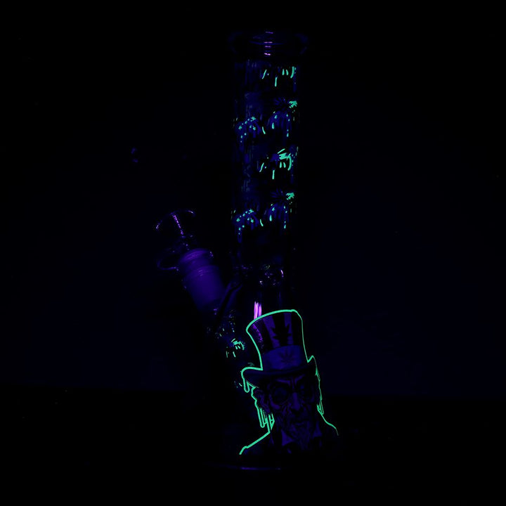 Pulsar Melting Uncle Sam Beaker Glass Water Pipe