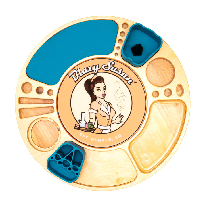 Blazy Susan Spinning Rolling Trays (Various Colors)