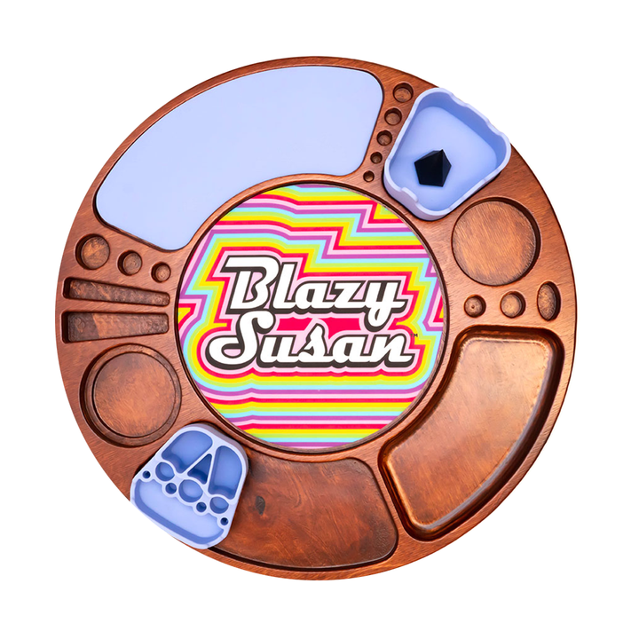 Blazy Susan Spinning Rolling Trays (Various Colors)
