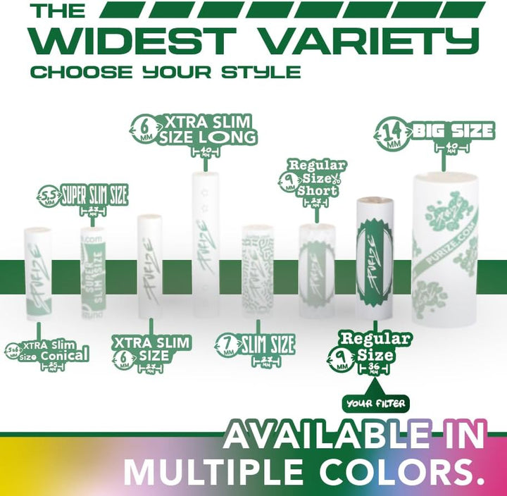 Purize Activated Charcoal Pre-Rolled Cones - Xtra Slim (90 Cones)