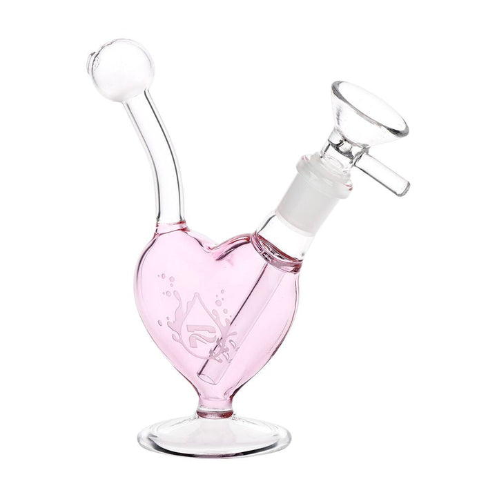 Pulsar Big Heart Glass Water Pipe
